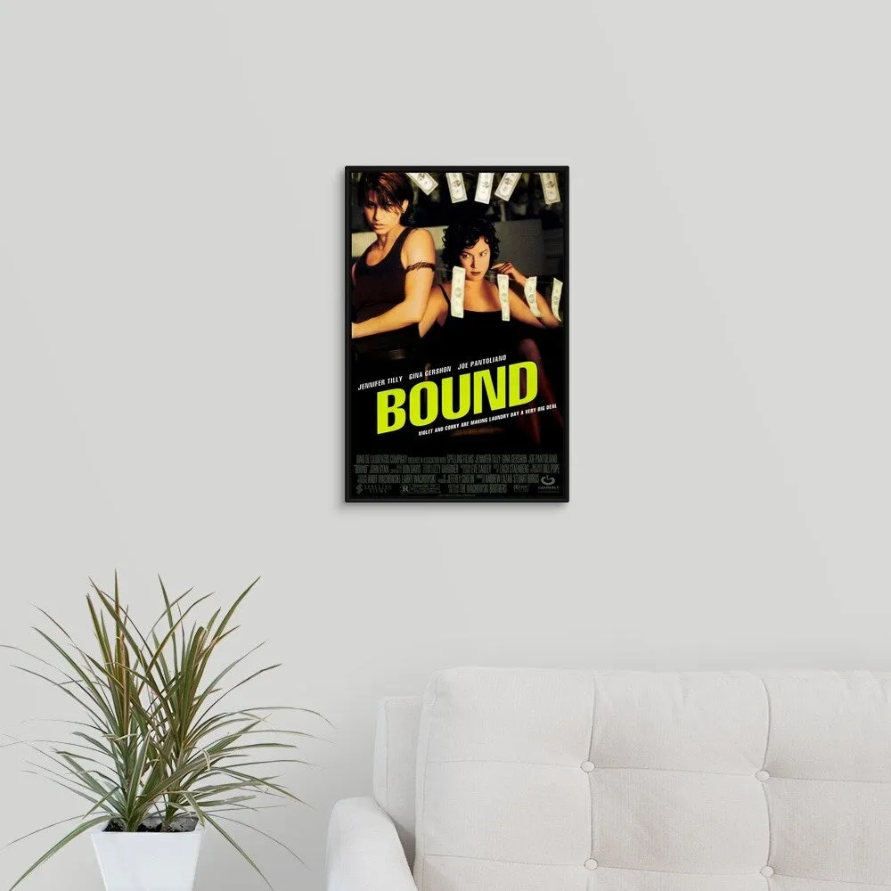 "Bound (1996)" Black Float Frame Canvas Art