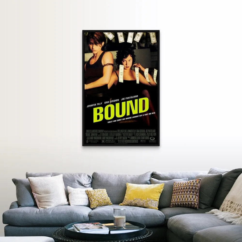 "Bound (1996)" Black Float Frame Canvas Art