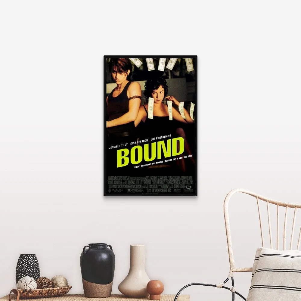 "Bound (1996)" Black Float Frame Canvas Art