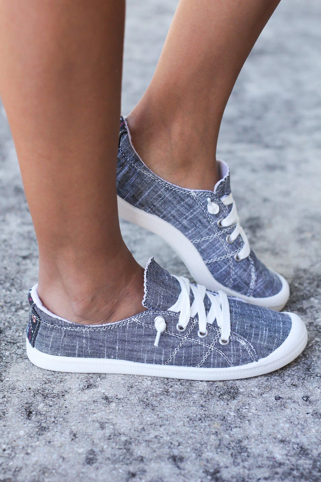 Rae Charcoal Sneakers