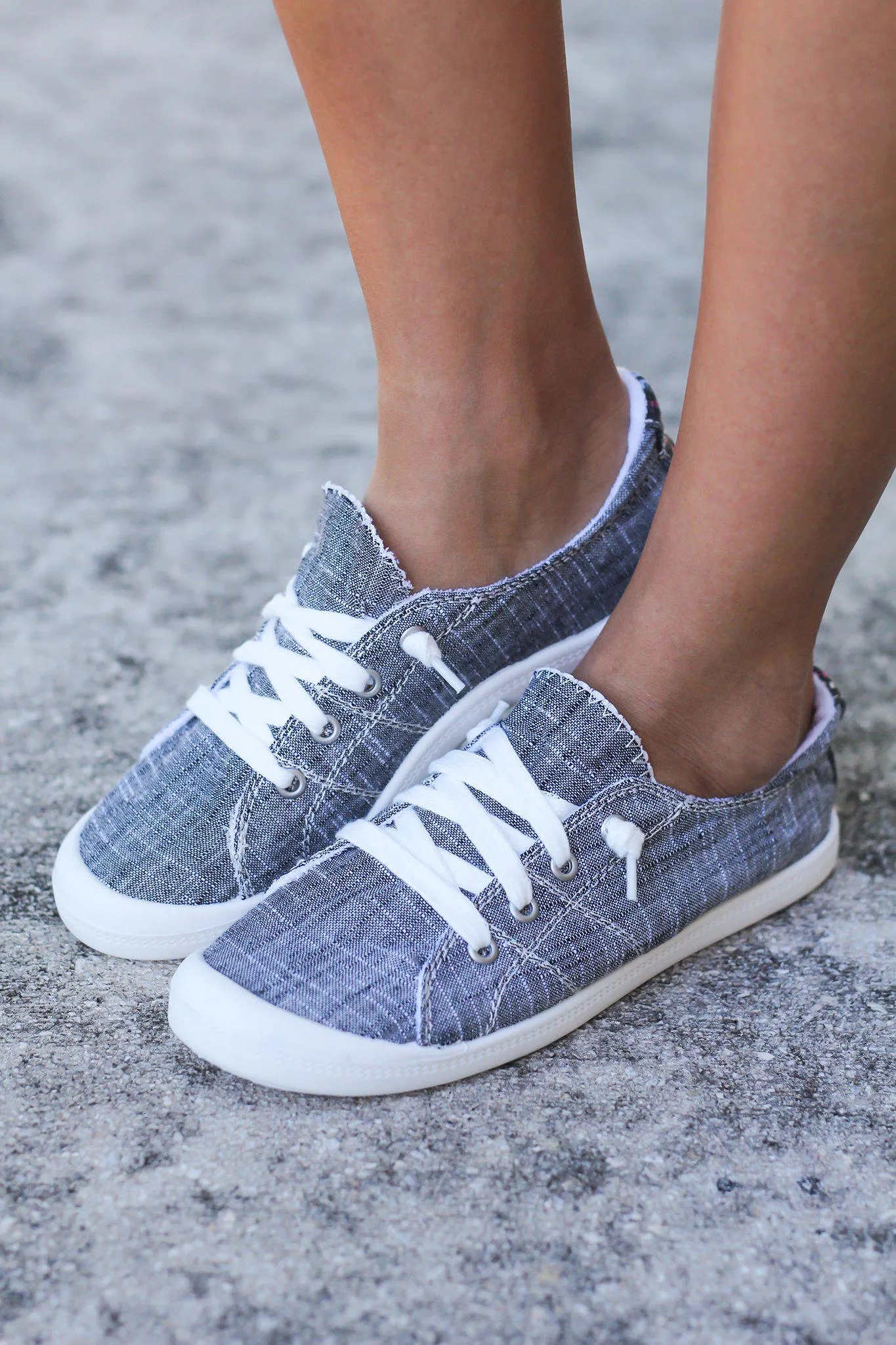 Rae Charcoal Sneakers