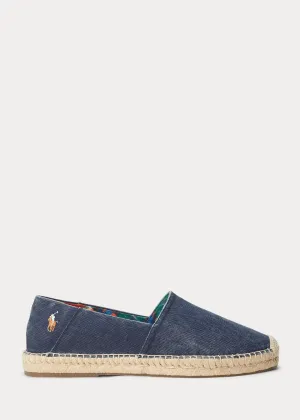 Ralph Lauren Cevio Washed Canvas Espadrille | Navy