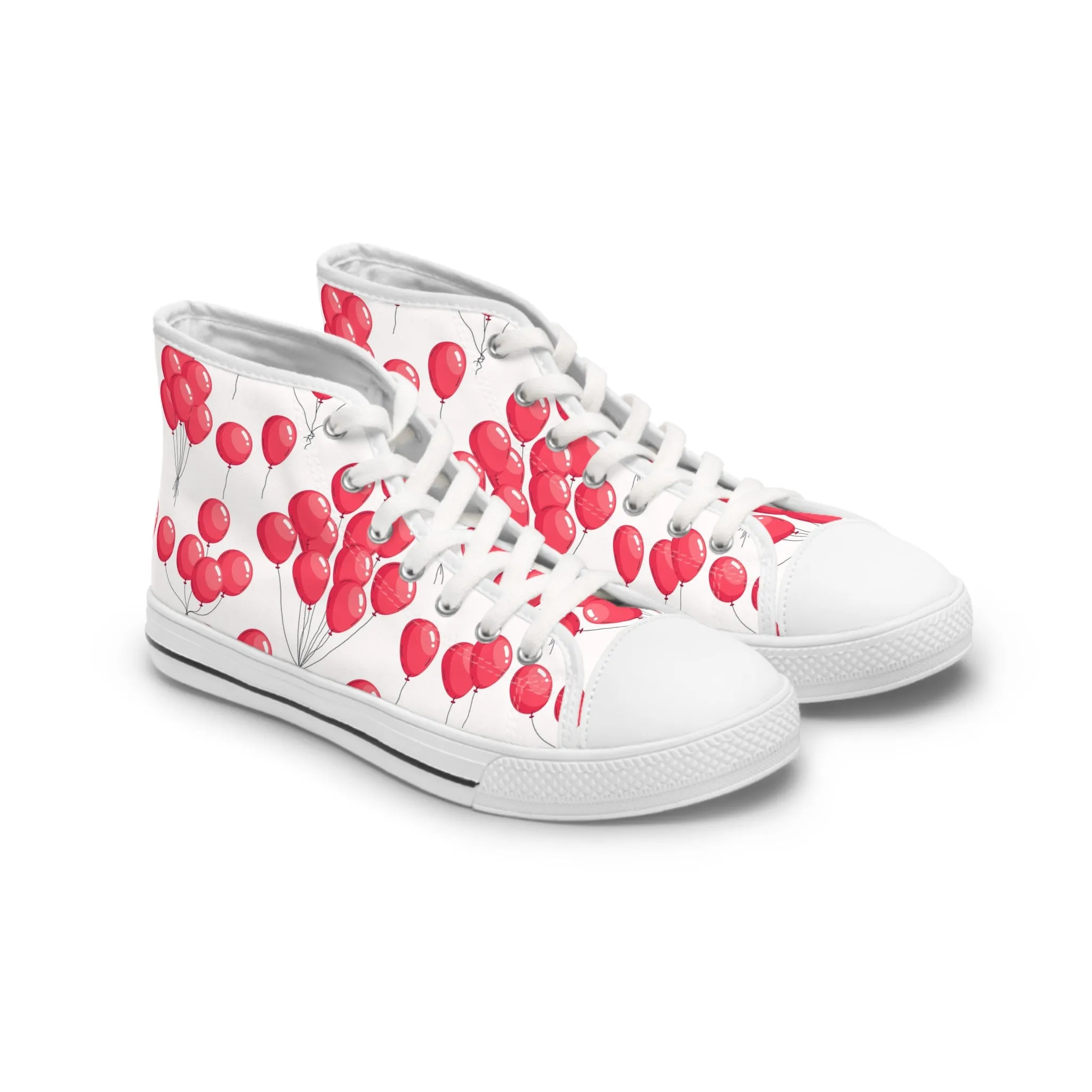 Red Balloons Women's High Top Sneakers