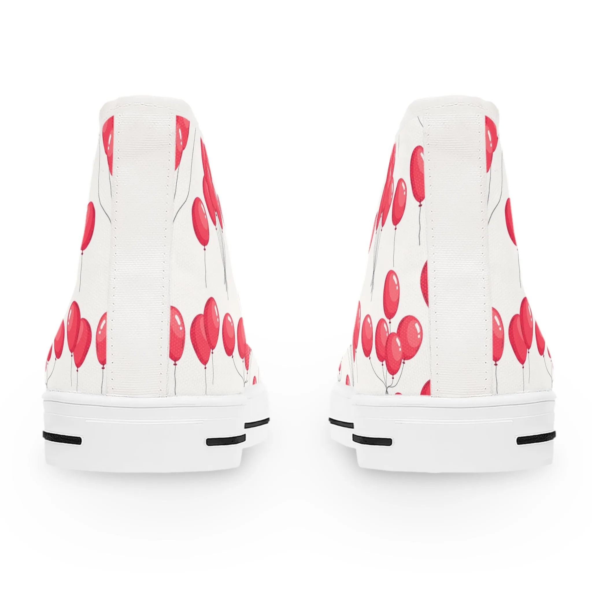 Red Balloons Women's High Top Sneakers