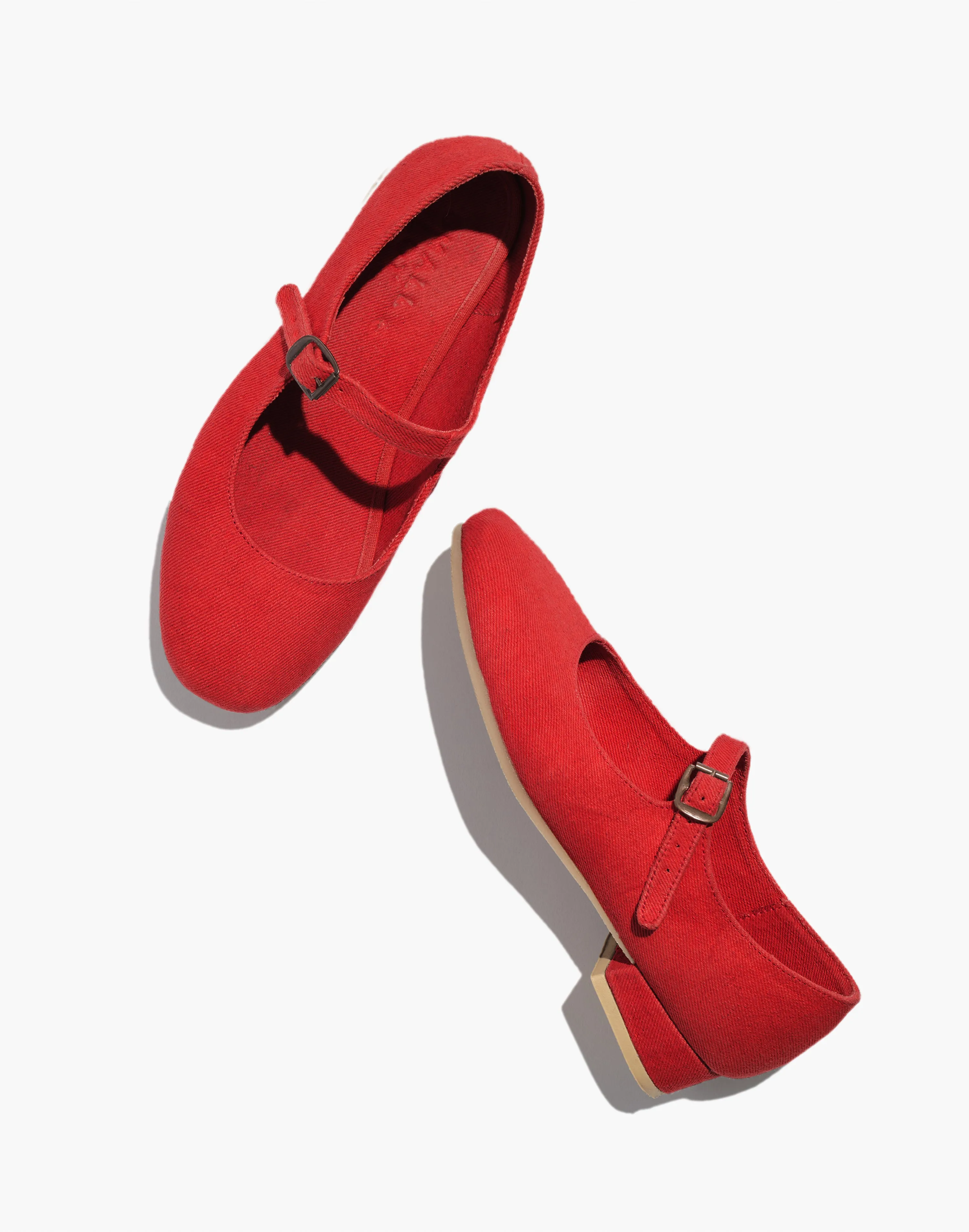 Red | Heeled Mary Jane