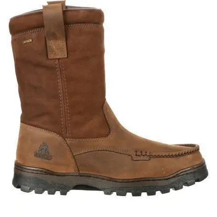 Rocky Men's Outback Gore-Tex WP Wellington Hunting Boot Brown RKS0255