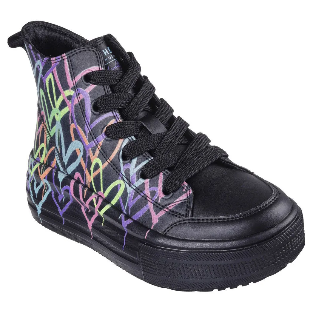 Skechers Girls Hyperlift Black