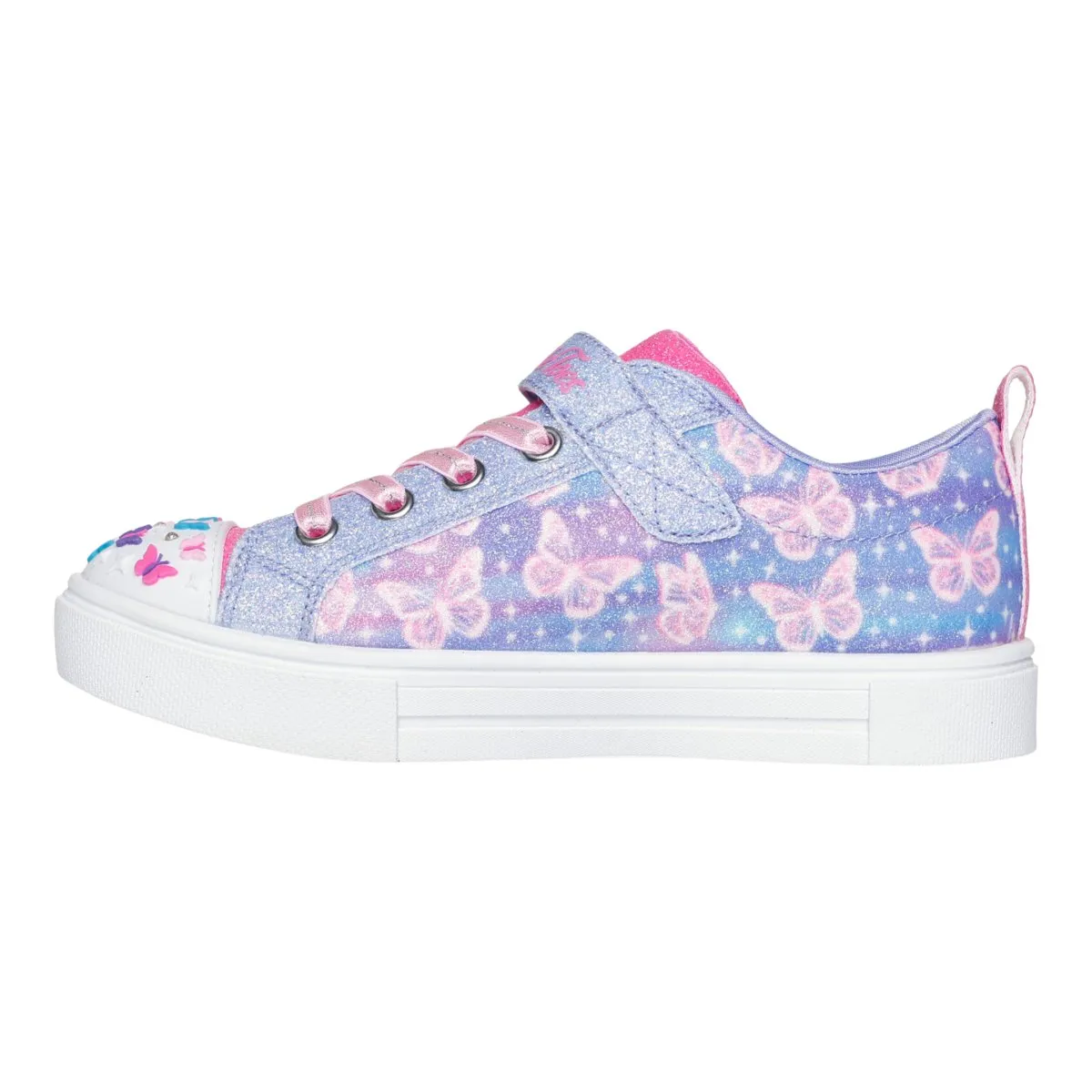 Skechers Girl's (Preschool) 314813LLVMT Twinkle Toes: Twinkle Sparks - Ombre Flutter Lavender/Multi