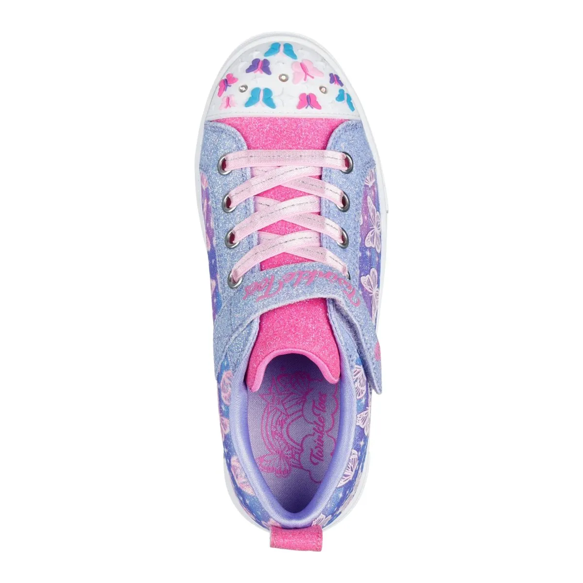 Skechers Girl's (Preschool) 314813LLVMT Twinkle Toes: Twinkle Sparks - Ombre Flutter Lavender/Multi