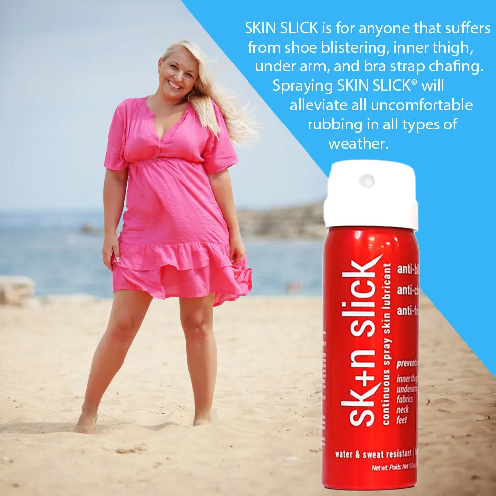 SKIN SLICK® Anti-Chafe Anti-Blister Spray Skin Lubricant 1.5 oz