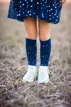 Space Kid Costume Knee High Socks