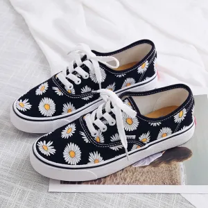 Student Daisy Canvas Shoes AD11336