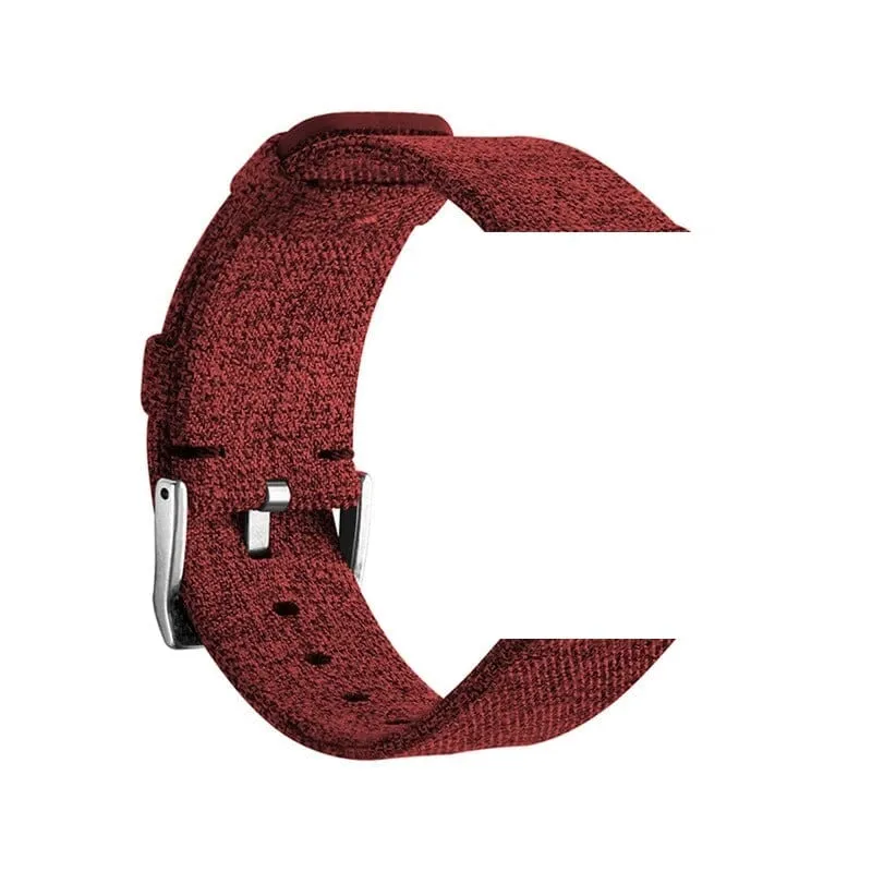 Stylish Canvas Watch Straps Compatible with Garmin D2 Air