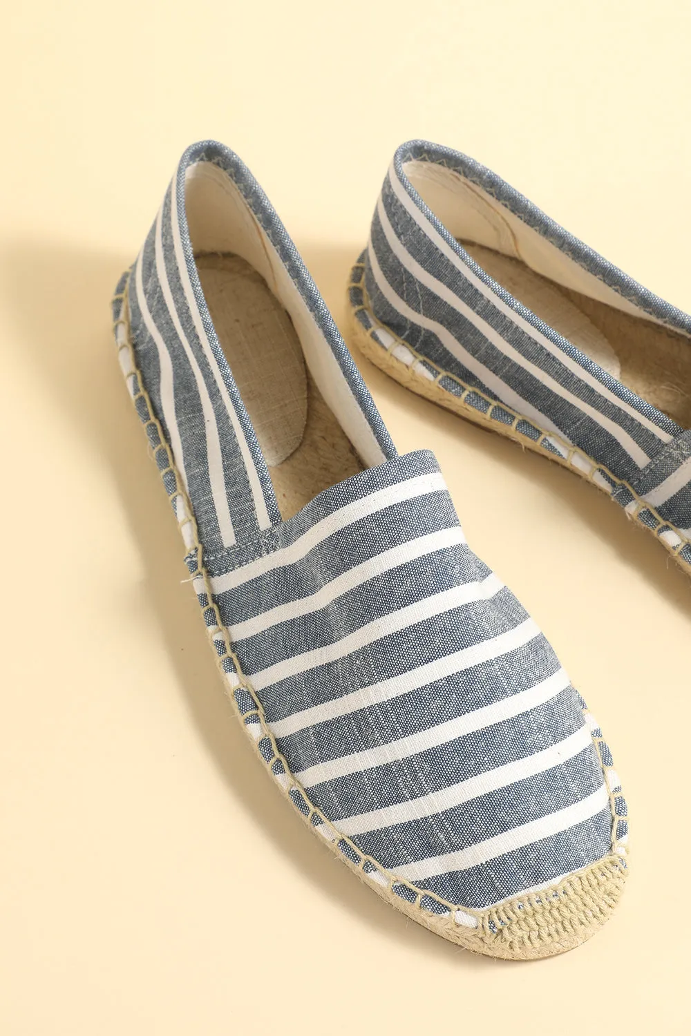 Summer Straw Woven Canvas Shoes