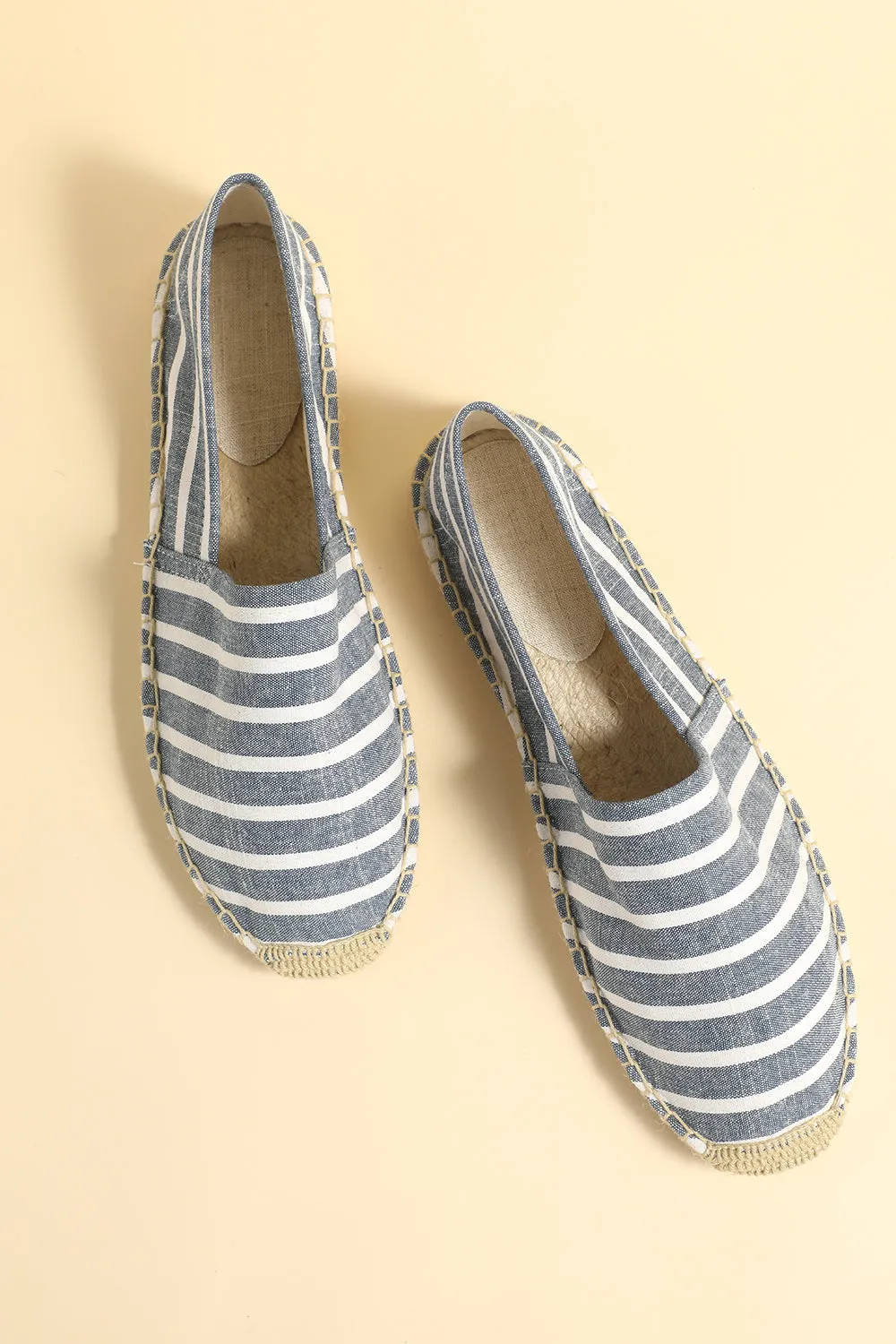 Summer Straw Woven Canvas Shoes