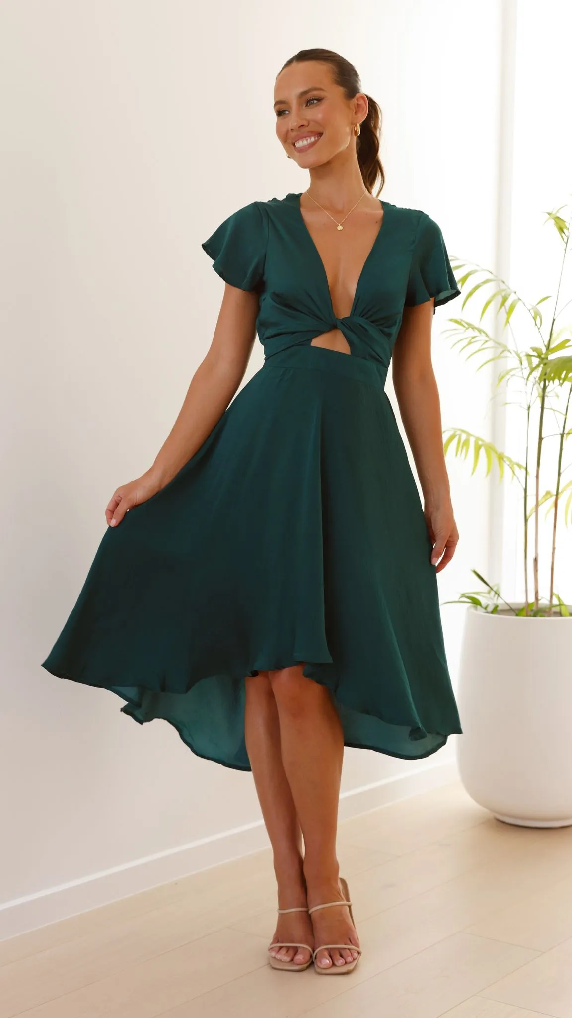 Sunny Daze Dress - Emerald