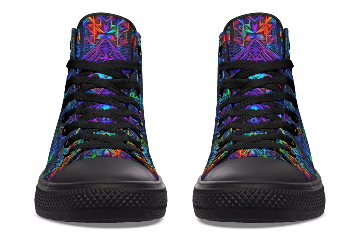 Symmetry Patches High Top Shoes