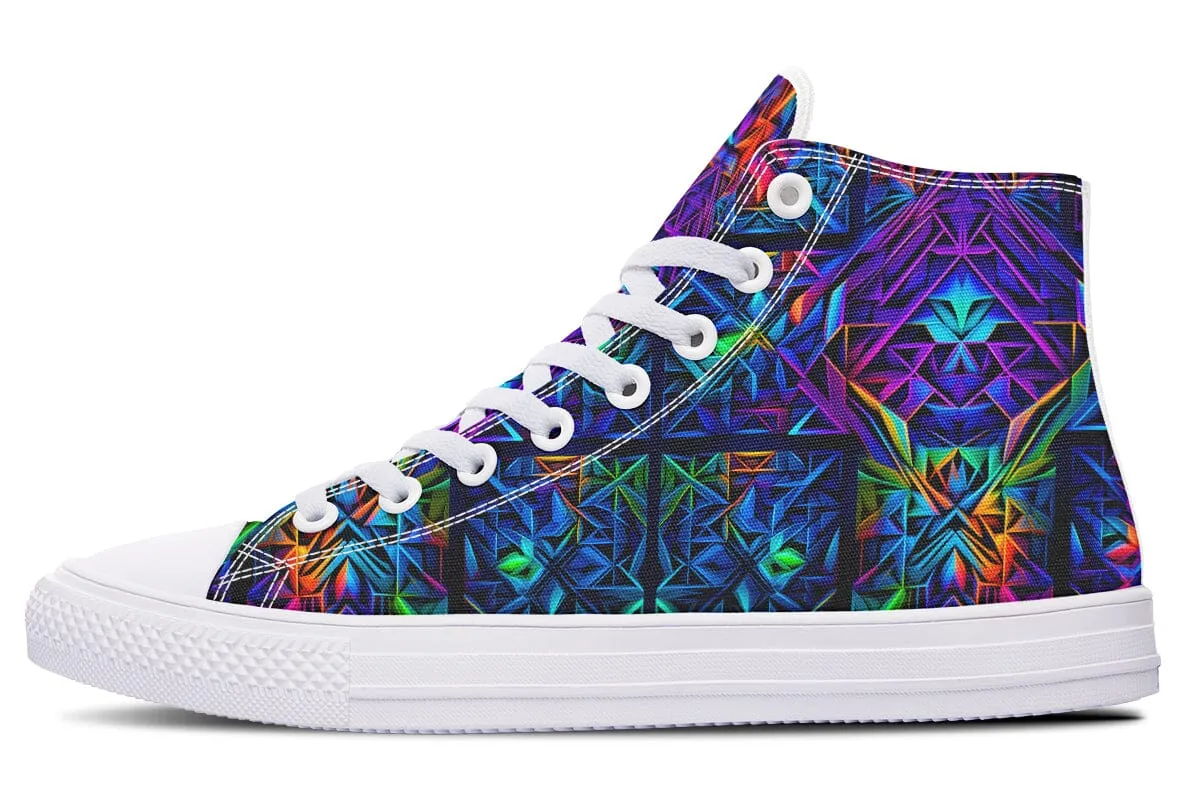 Symmetry Patches High Top Shoes