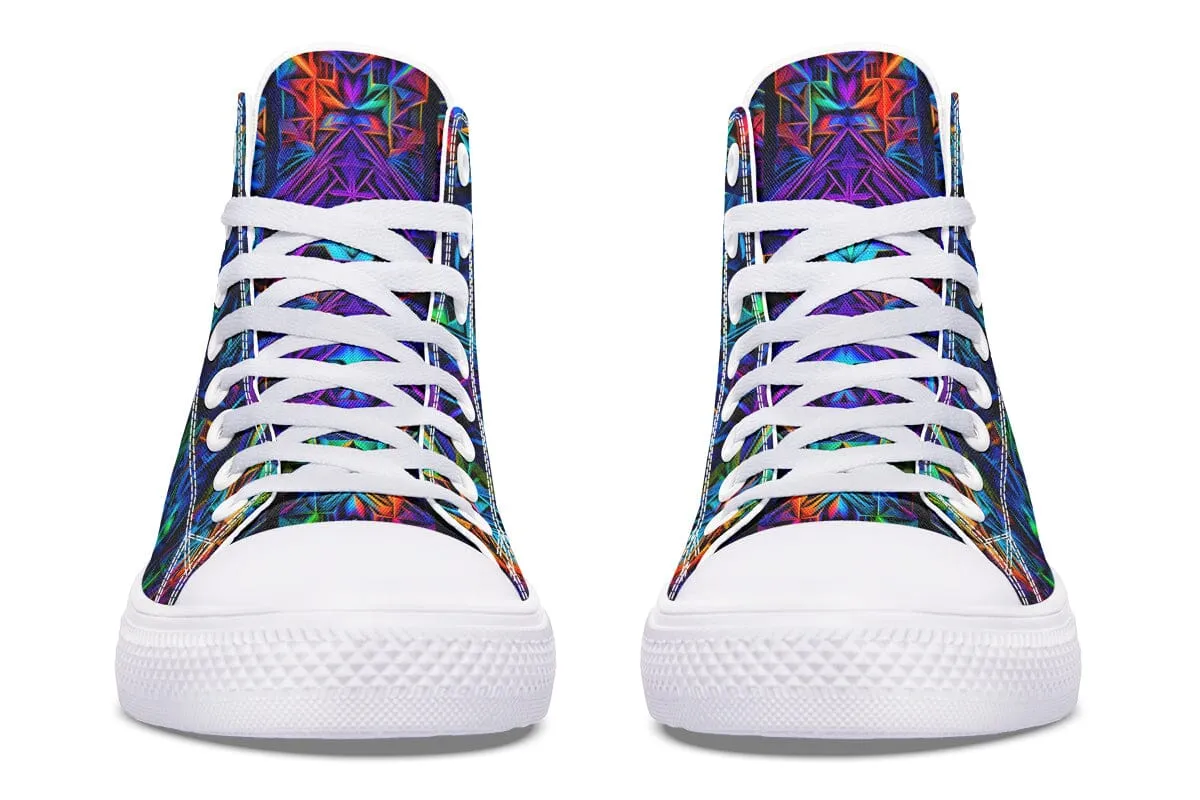 Symmetry Patches High Top Shoes