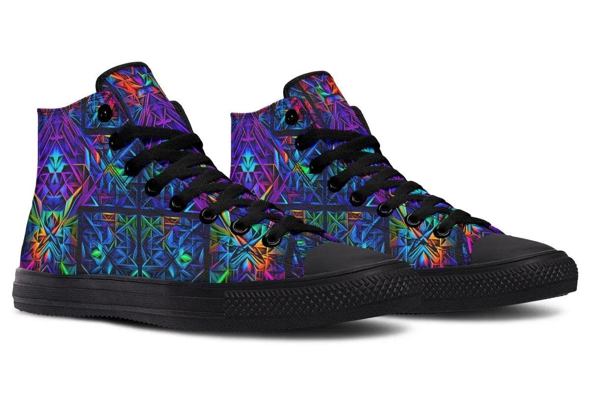 Symmetry Patches High Top Shoes