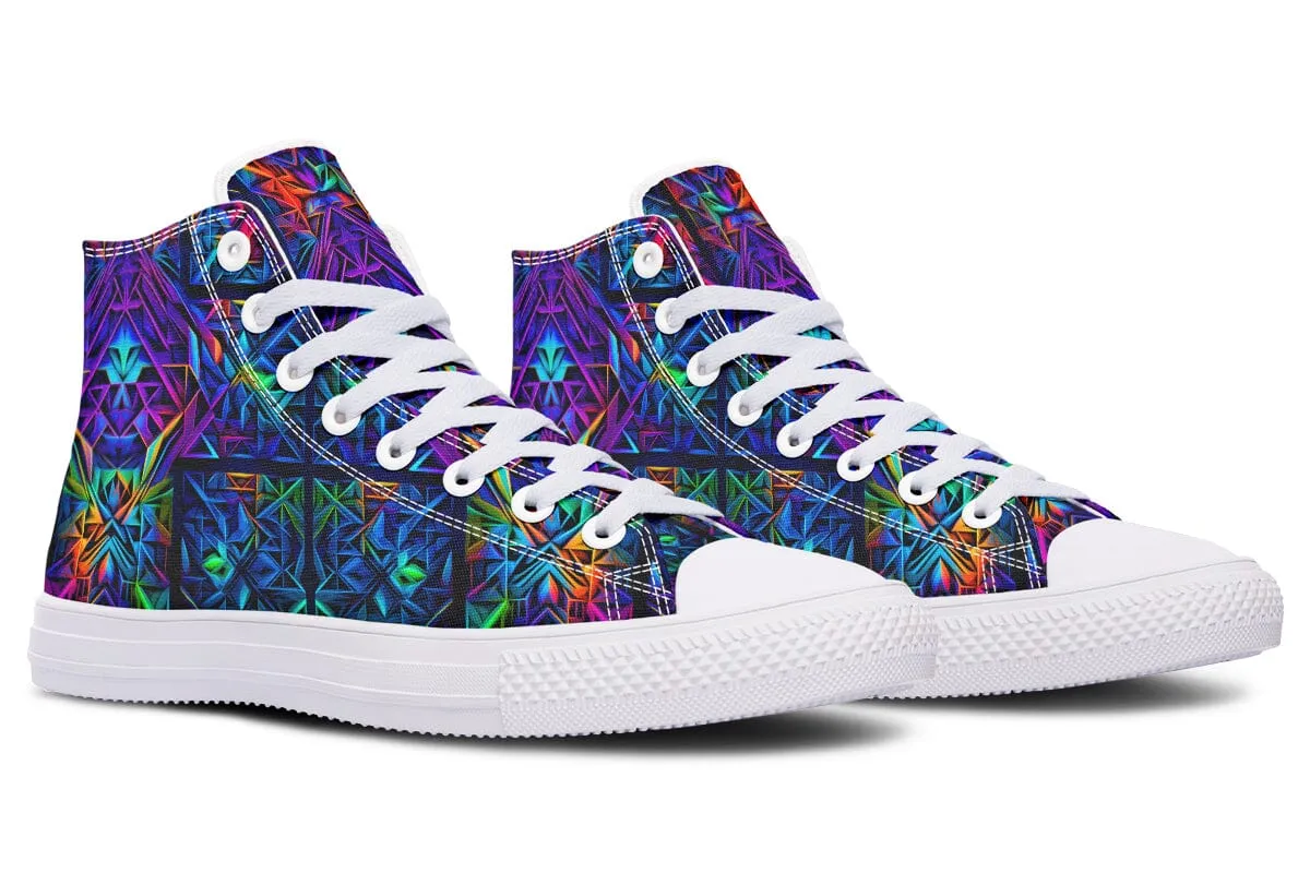 Symmetry Patches High Top Shoes