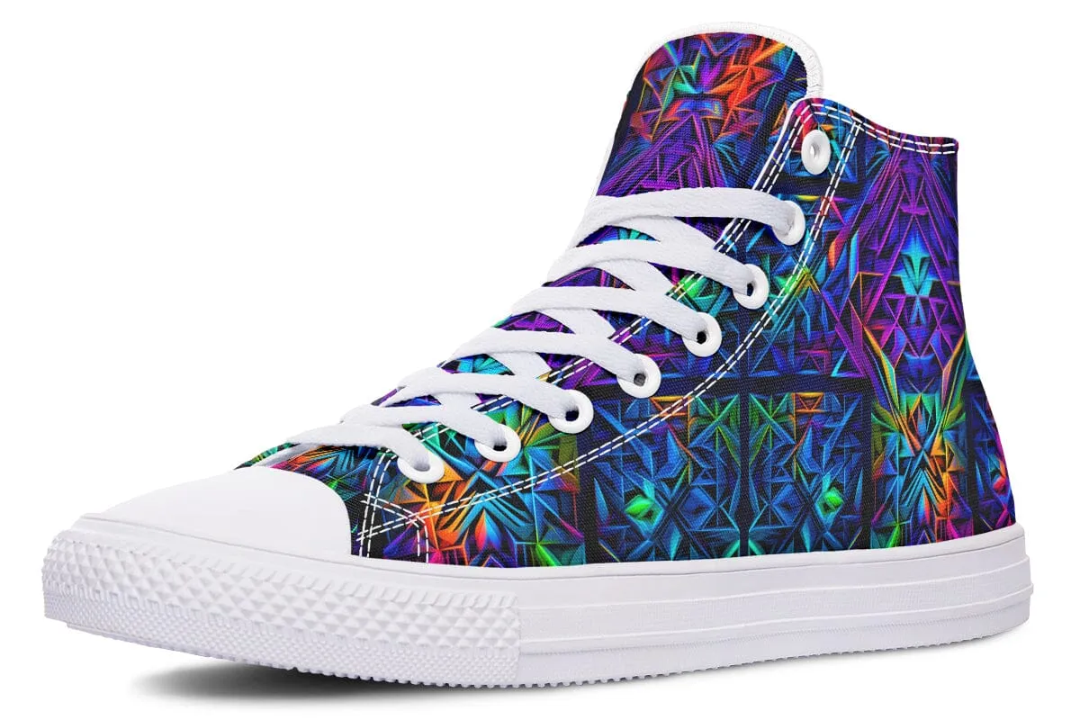 Symmetry Patches High Top Shoes