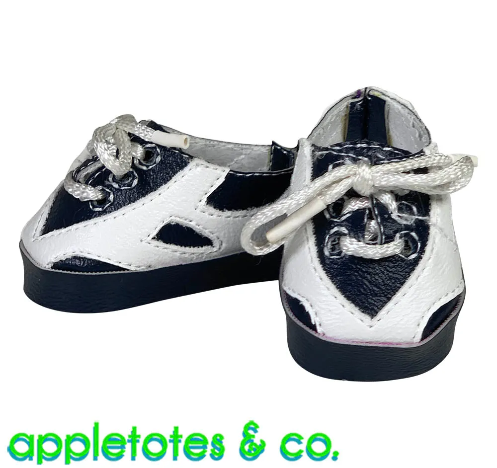 Taylor Leather Sneakers ITH Embroidery Pattern for 14 Inch Dolls