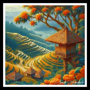 Terraced Fields Wall Art S1