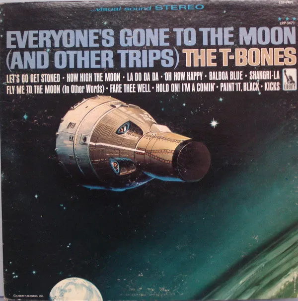 The T-Bones - Everyone's Gone To The Moon (And Other Trips) (LP, Album) (VG )