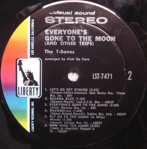 The T-Bones - Everyone's Gone To The Moon (And Other Trips) (LP, Album) (VG )