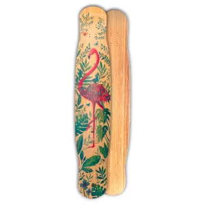 Timber Flaming V3 49" Dancing Longboard Deck - Flex-1