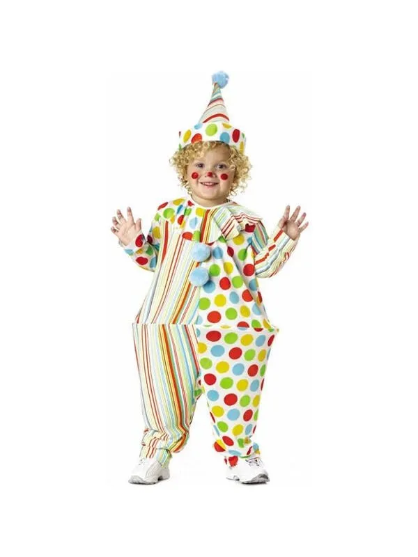 Toddler Hooped Clown Costume