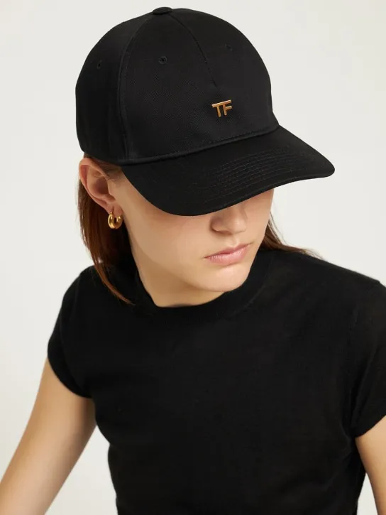 Tom Ford   TF cotton canvas baseball cap 