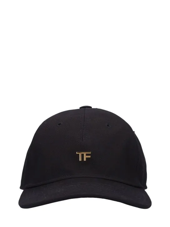 Tom Ford   TF cotton canvas baseball cap 