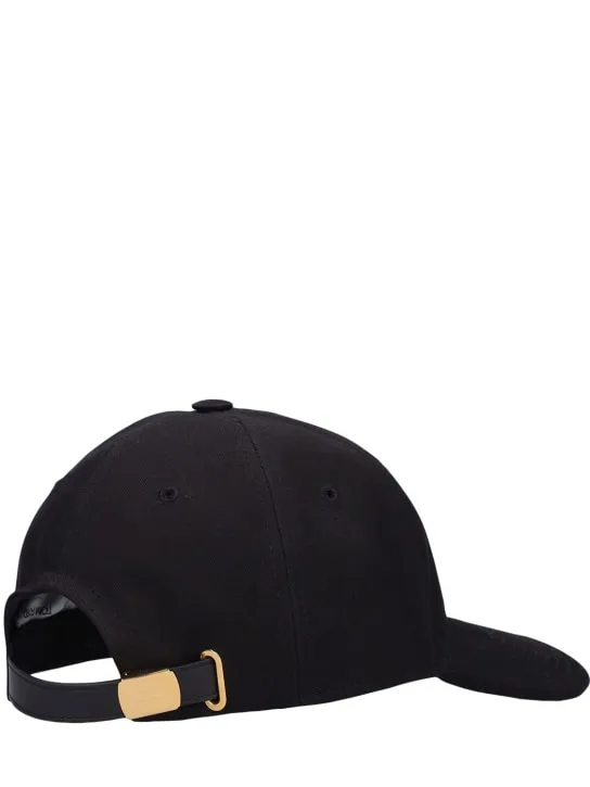 Tom Ford   TF cotton canvas baseball cap 