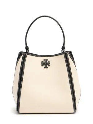 Tory Burch   Small McGraw canvas bucket bag 