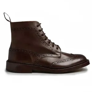 TRICKER'S Stow Boots - Mens Dainite or Leather Sole - Espresso