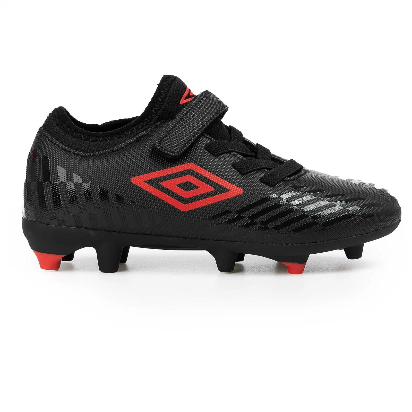 Umbro Raposa Jnr FG Velcro Black/Red