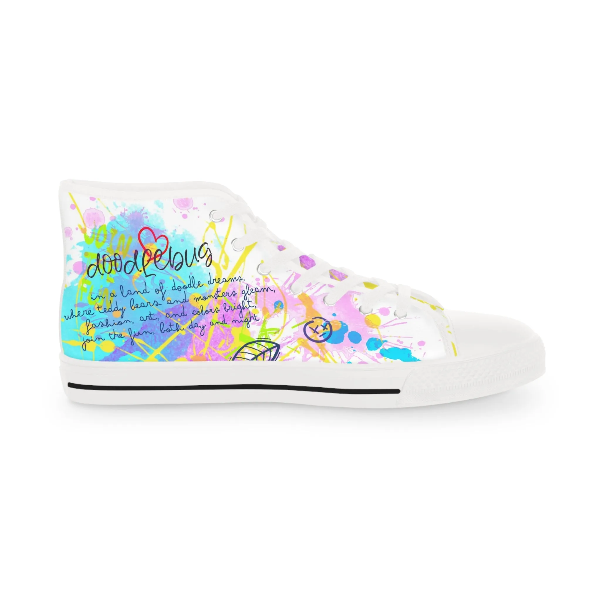 Unisex High Top Sneakers - Doodlebug