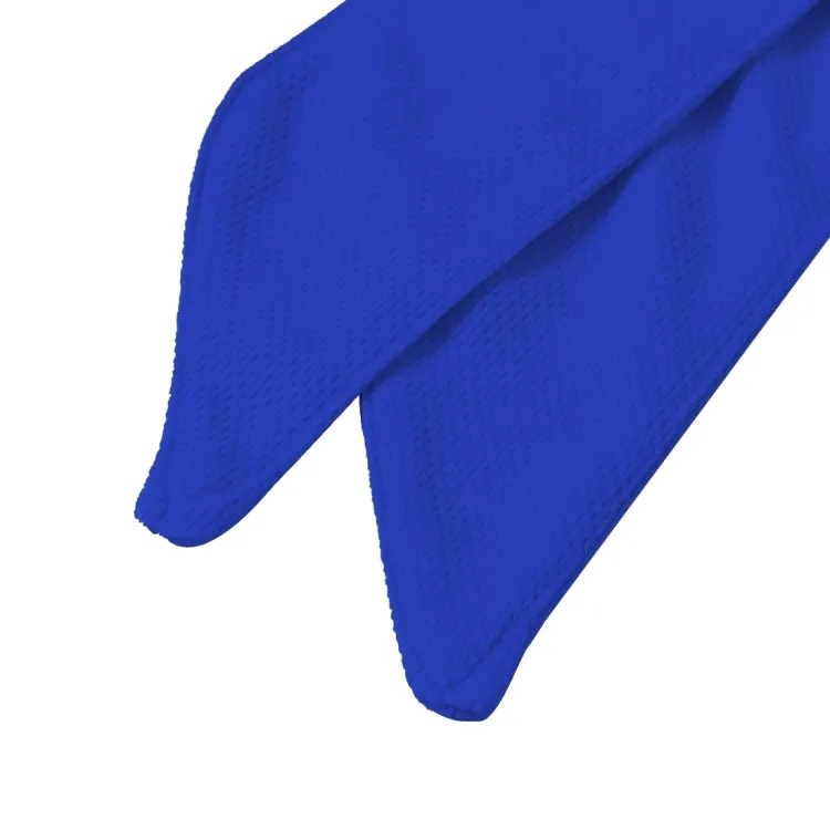 Unisex Sweat Wicking Stretchy Exercise Yoga Gym Bandana Headband Sweatband Head Tie Scarf Wrap, Size: 1.2*0.06m (Blue)