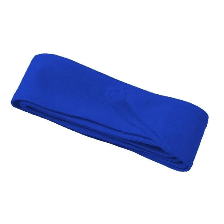 Unisex Sweat Wicking Stretchy Exercise Yoga Gym Bandana Headband Sweatband Head Tie Scarf Wrap, Size: 1.2*0.06m (Blue)