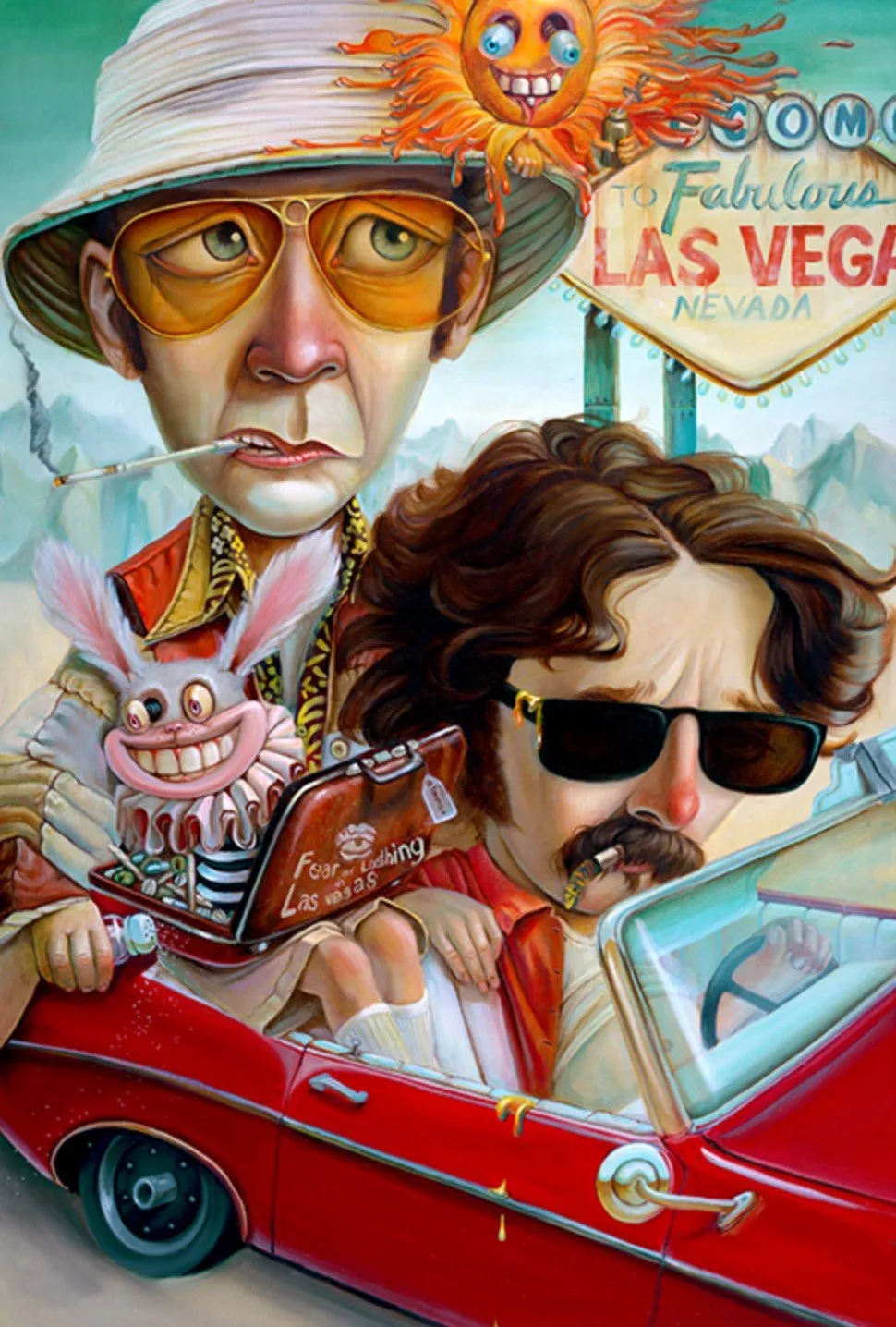 Vegas Bound Canvas Giclee Print by Leslie Ditto