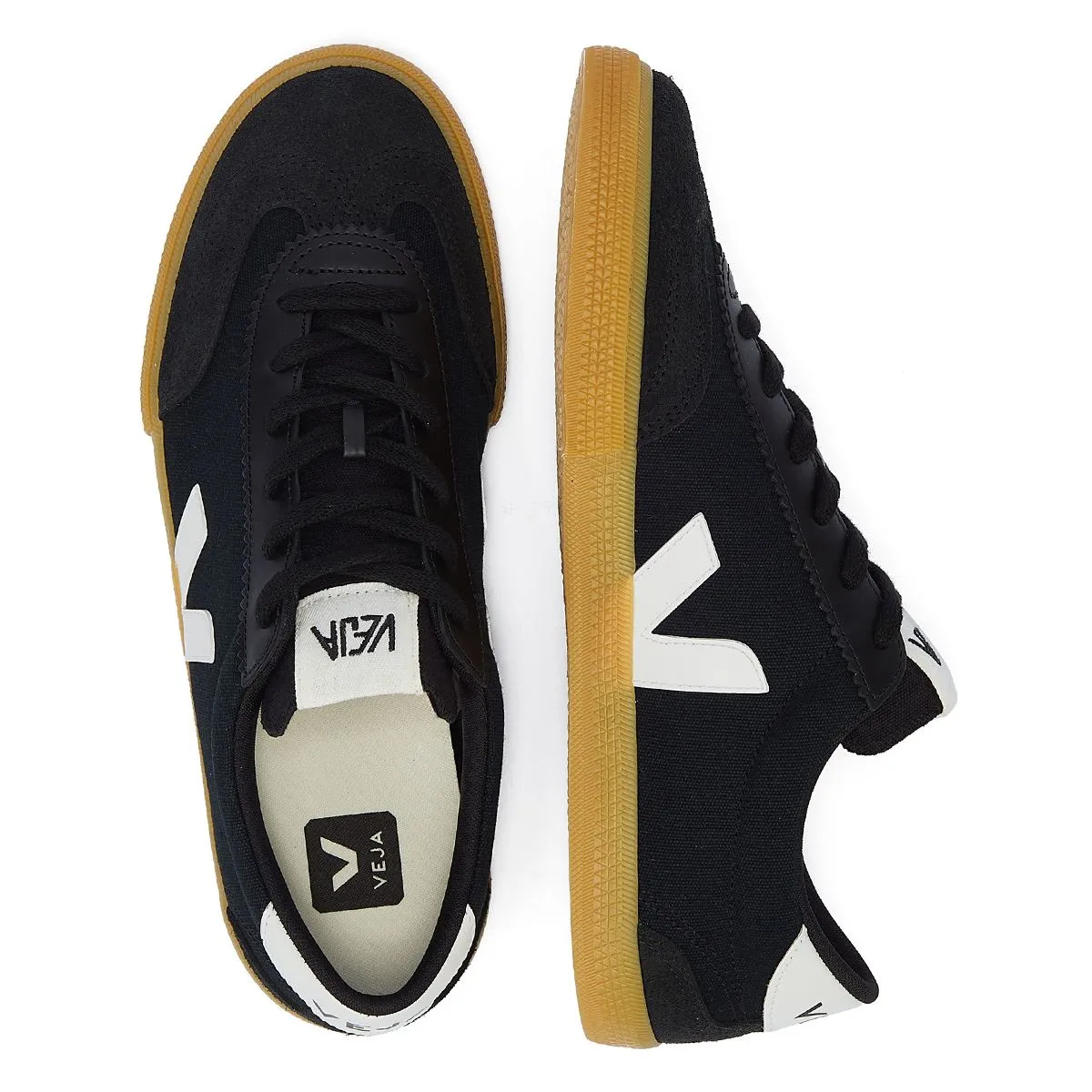 Veja Volley Men's Black/White/Natural Trainers