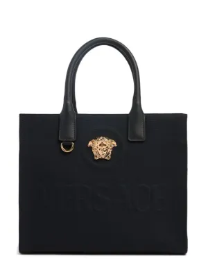 Versace   Small Medusa canvas tote bag 