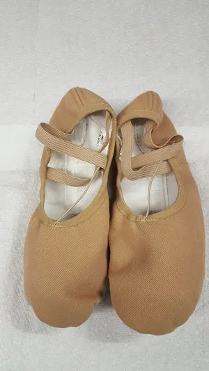 Wendy -- Canvas Split Sole Ballet -- Jazzy Tan