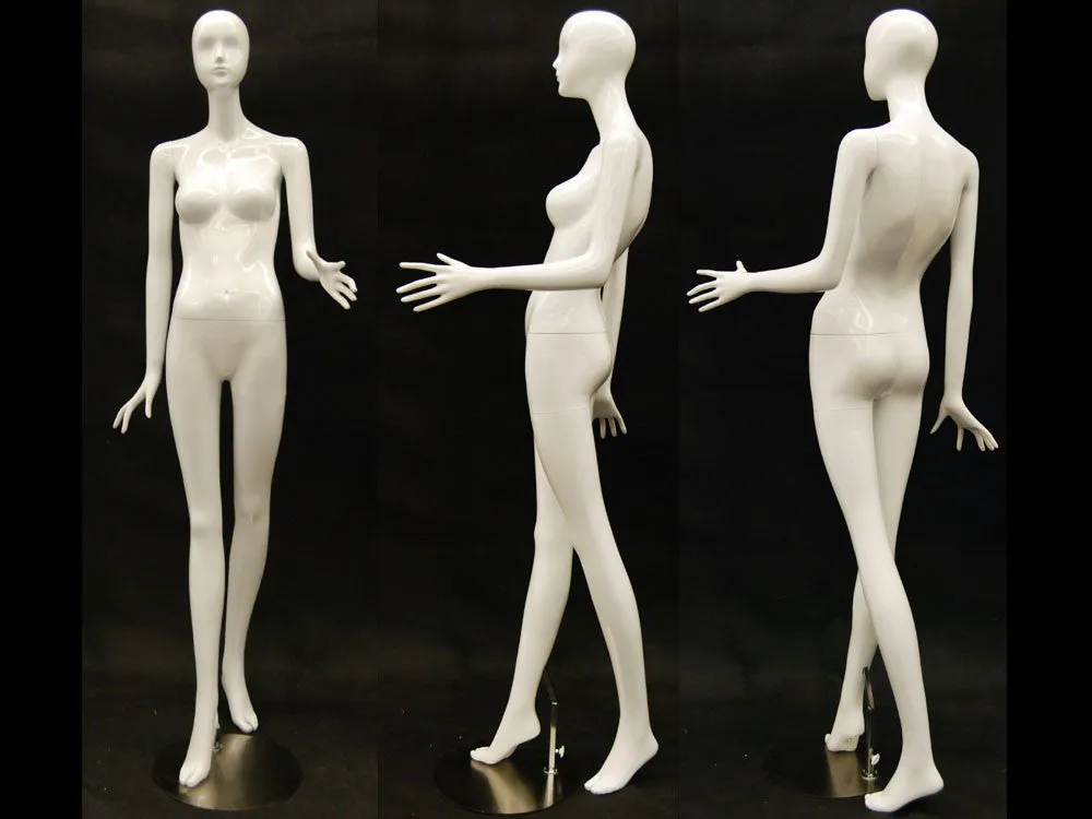 White Female Abstract Mannequin MM-IVY3