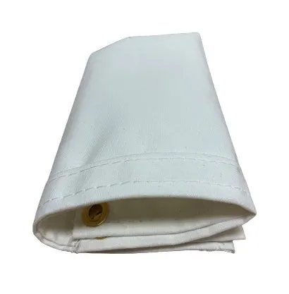 White Polyester Waterproof Canvas - 10' x 16'