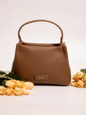 Women Beige Solid Shoulder Bag