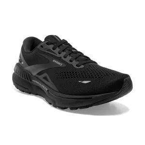 Women's Brooks Adrenaline GTS 23 Color: Black/Black/Ebony (WIDE WIDTH)