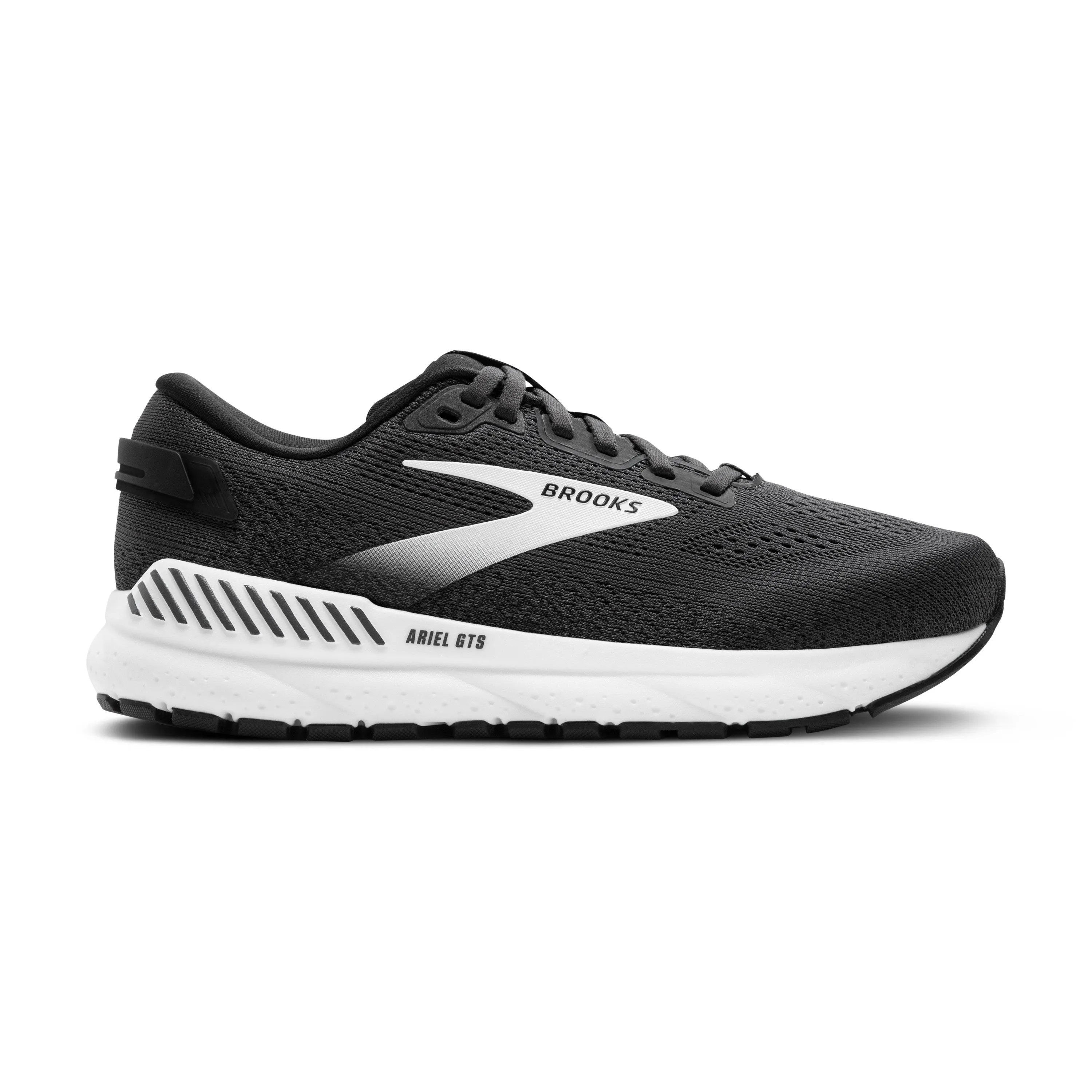 Women's Brooks Ariel GTS 24 Color: Ebony/Black/White (EXTRA WIDE WIDTH)